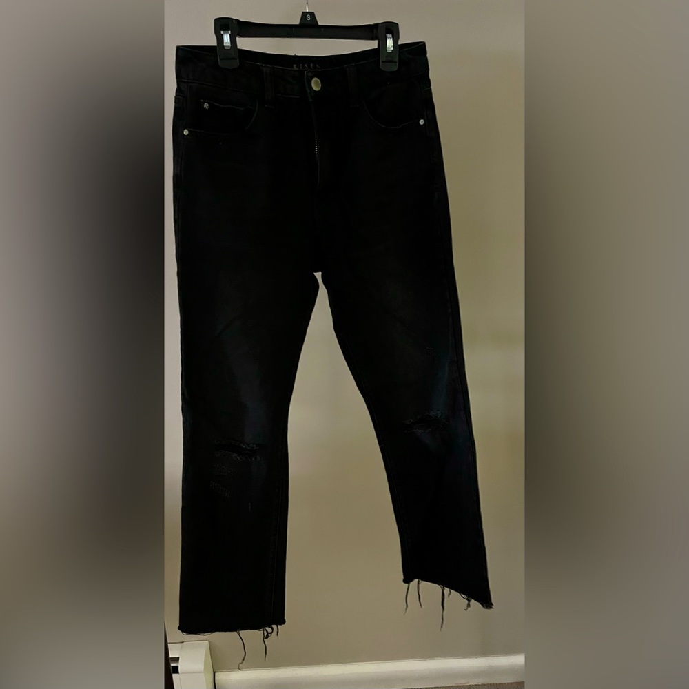 Black Risen Jeans, high rise